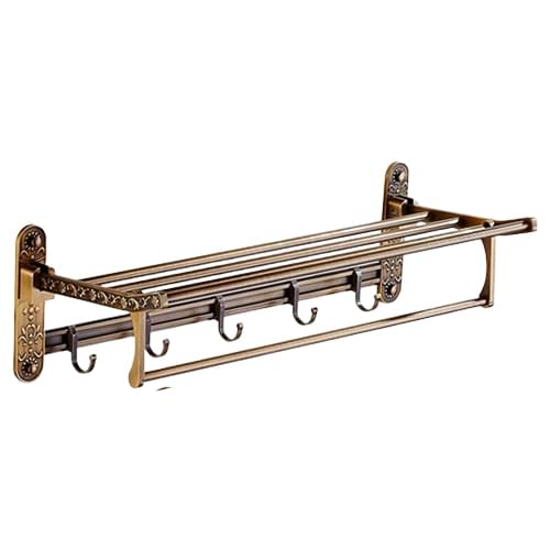 Antique european-style towel rack