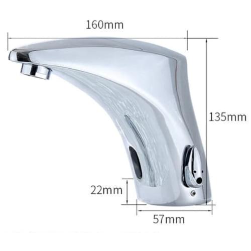Automatic basin mixer sensor tap – hot & cold water touchless smart faucet for bathroom & kitchen